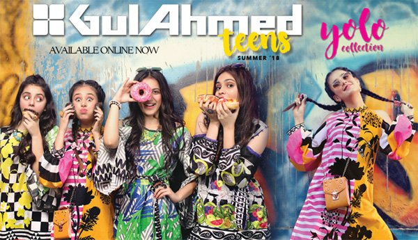 6 colorful digital prints from Gul Ahmed YOLO collection